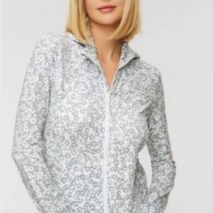 G/FORE Floral Full Zip Golf Hoodie